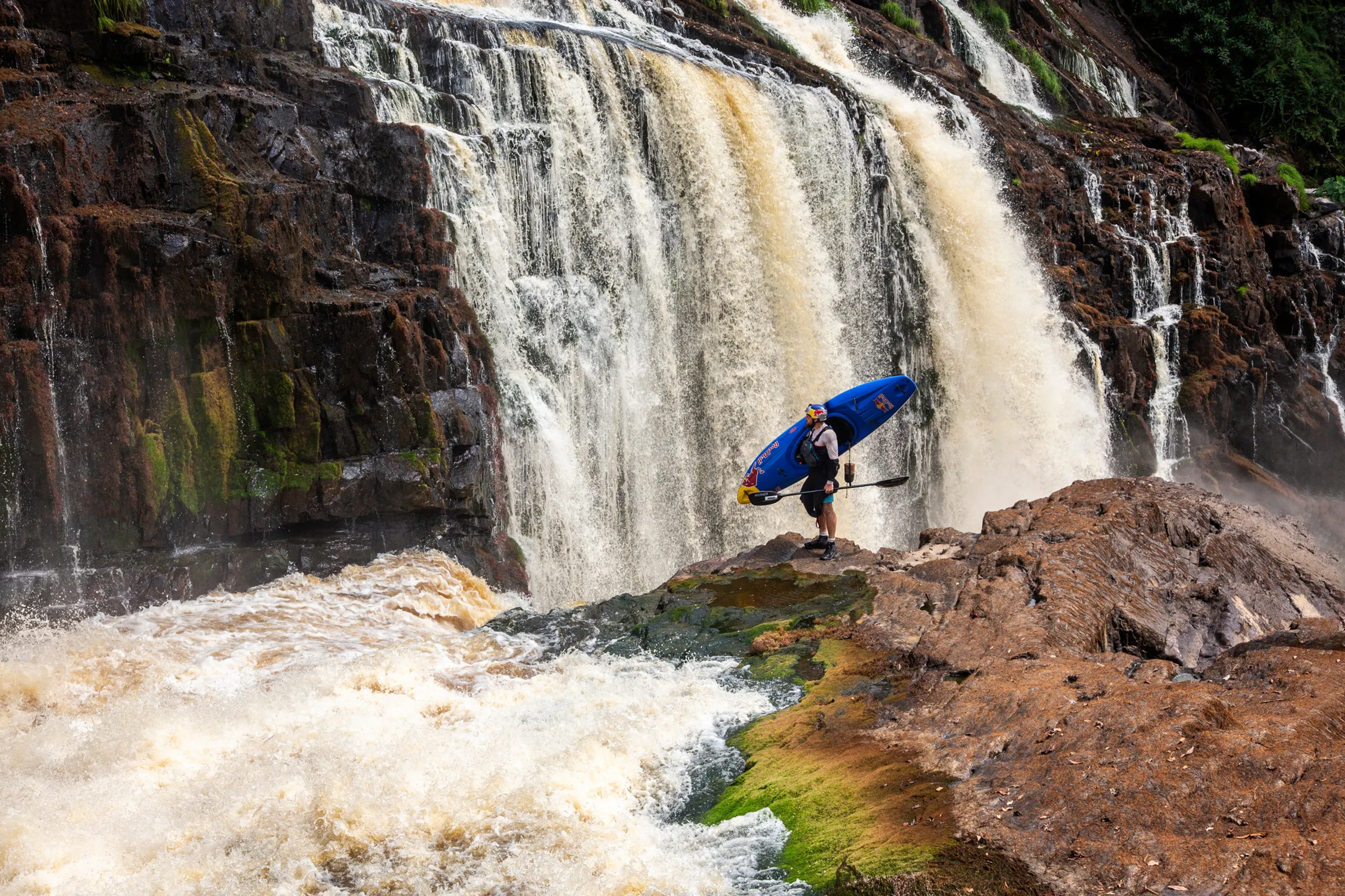 Adrian Mattern im Wildwasser